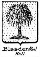 Blaaden Coat of Arms / Family Crest 0