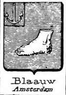 Blaauw Coat of Arms / Family Crest 1