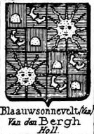 Blaauwsonnevelt Coat of Arms / Family Crest 1