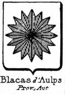 Blacas Coat of Arms / Family Crest 1