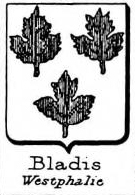 Bladis Coat of Arms / Family Crest 0