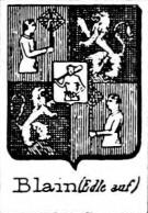 Blain Coat of Arms / Family Crest 2