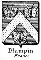 Blampin Coat of Arms / Family Crest 0