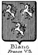 Blanc Coat of Arms / Family Crest 14