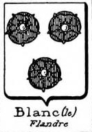 Blanc Coat of Arms / Family Crest 20