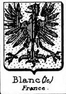 Blanc Coat of Arms / Family Crest 27