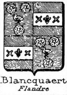Blancquaert Coat of Arms / Family Crest 0
