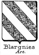 Blargnies Coat of Arms / Family Crest 1