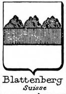 Blattenberg Coat of Arms / Family Crest 0