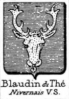 Blaudin Coat of Arms / Family Crest 0