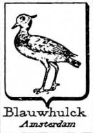 Blauwhulck Coat of Arms / Family Crest 0