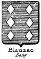 Blauzac Coat of Arms / Family Crest 0