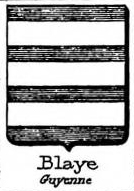 Blaye Coat of Arms / Family Crest 0