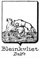 Bleinkvliet Coat of Arms / Family Crest 0