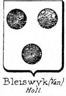 Bleiswyk Coat of Arms / Family Crest 0