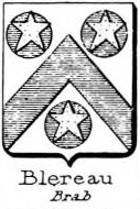 Blereau Coat of Arms / Family Crest 0