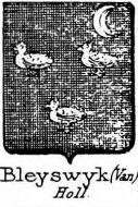 Bleyswyk Coat of Arms / Family Crest 0