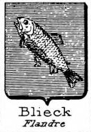 Blieck Coat of Arms / Family Crest 2