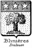 Blinieres Coat of Arms / Family Crest 0