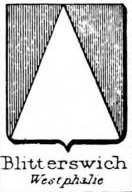 Blitterswich Coat of Arms / Family Crest 0