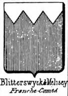 Blitterswyck Coat of Arms / Family Crest 1