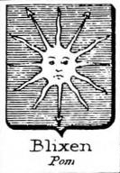 Blixen Coat of Arms / Family Crest 1