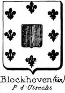 Blockhoven Coat of Arms / Family Crest 1