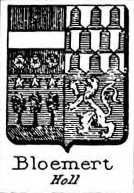 Bloemer Coat of Arms / Family Crest 1