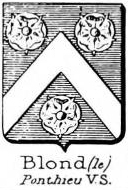 Blond Coat of Arms / Family Crest 4