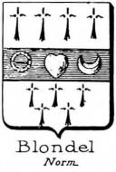 Blondel Coat of Arms / Family Crest 2