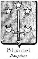 Blondel Coat of Arms / Family Crest 4