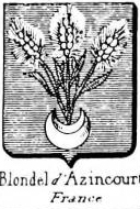 Blondel Coat of Arms / Family Crest 7