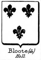 Bloote Coat of Arms / Family Crest 0