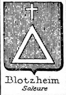Blotzheim Coat of Arms / Family Crest 0