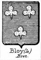 Bloy Coat of Arms / Family Crest 0