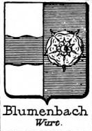 Blumenbach Coat of Arms / Family Crest 0