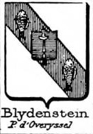Blydenstein Coat of Arms / Family Crest 0