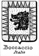Boccaccio Coat of Arms / Family Crest 0