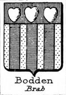 Bodden Coat of Arms / Family Crest 0