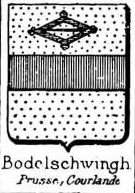 Bodelschwingh Coat of Arms / Family Crest 0