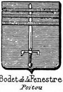 Bodet Coat of Arms / Family Crest 1