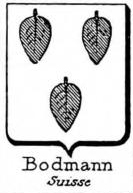 Bodmann Coat of Arms / Family Crest 1