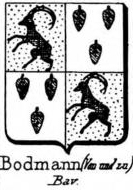 Bodmann Coat of Arms / Family Crest 2