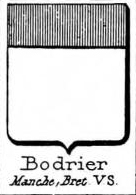 Bodrier Coat of Arms / Family Crest 0