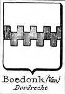 Boedonk Coat of Arms / Family Crest 0