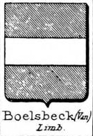 Boelsbeck Coat of Arms / Family Crest 0