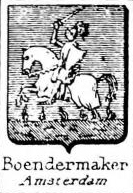 Boendermaker Coat of Arms / Family Crest 0
