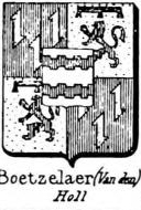 Boetzelaer Coat of Arms / Family Crest 2