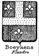 Boeykens Coat of Arms / Family Crest 0