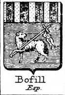 Bofill Coat of Arms / Family Crest 1